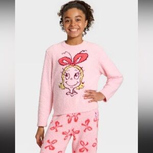 NEW CINDY Lou  Pink Sweater with Cartoon Design